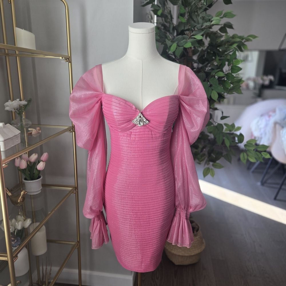 Nana Jacqueline Pink Mini Dress